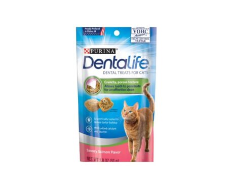 Savory Salmon Flavor Dental Cat Treats